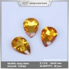 Colorful faceted cut glass crystal tear drop shape pendant beads for charming necklace accessories/Wedding Dress