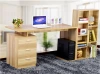 combination home computer study desk with bookshelf office table