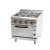 Import Commercial hot plates cooker kitchen/restaurant round gas range with 4-burner & oven from China