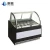 Import Commercial Store Dining Room Display Freezer Double Hollow Glass Ice Cream Showcase from China