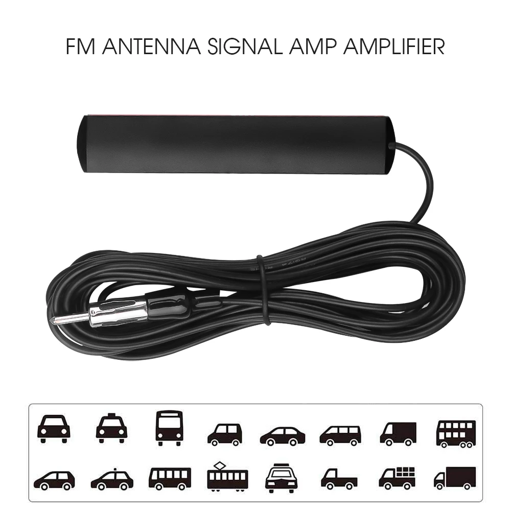 Compact And Practical Car Radio Antenna With Signal Enhancement Function