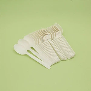 compostable spoon disposable cutlery eco-friendly pla spoon
