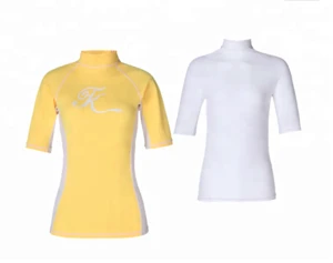 Compress shirt Rush guard swim shirt custom logo rash guard shirts