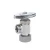 Import Compression style shut-off  brass angle valves with classic oval handles from China