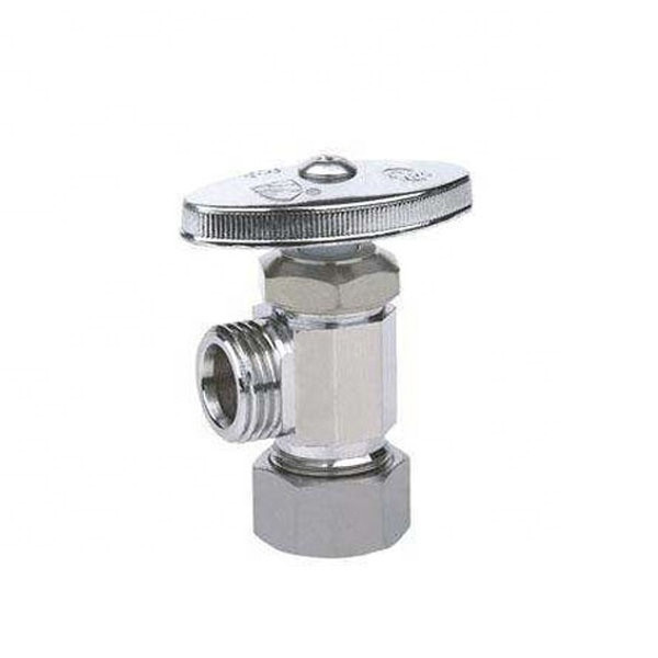 Buy Compression Style Shut-off Brass Angle Valves With Classic Oval ...