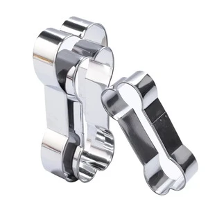 Cookie tools stainless steel dog bone cookie cutter