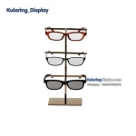 Countertop Acrylic Eyeglasses Holder Sunglass Stand Display Shelf 3 Frame Riser Frames Display Racks Stand for Sunglasses