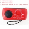 crank emergency solar radio and usb charger for For Home/party/outdoors