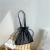 Import Creative design new style womens bag pleated splicing single shoulder bag large capacity handbag fashion leisure nylon bag from China
