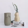 creative female body art decoration ceramic vase for home model room decoration
