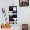 Cross-border 14 slots hat hanging storage bag baseball cap display rack wardrobe storage bag peaked cap Wall bag