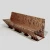Import Crossed Contemporary Laser-cut Steel Bench corten steel rusted steel garden bench from China