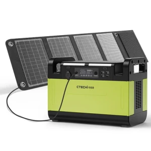 CTECHi 1500 watt 2000 watt camping portable power supply 2000w home power station solar generator for household outdoor