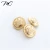 Import Custom Brand Logo Gold Color Plastic Coat Button For Garment /Jean/Handbag/ Tag from China