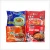 Import custom color printing fried instant plastic noodles packaging back seal bags from China