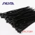 Import Custom Colored Black Self Twist Locking Wrap Wire Plastic Nylon 66 Cable Tie from China