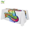 Custom DIgital Printed Rectangle Table Cloth for Trade Show or Events