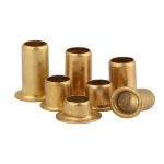 Custom DIN 7340 Flat Head Hollow Brass Tubular Rivet