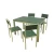 Import Custom Industrial Metal Frame 4 Seater Mdf Top Dining Table Set metal furniture frame from China
