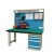 Import custom industrial stainless steel work bench workbench with tool rack from China