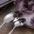 Import Custom Kitchen Hotel Restaurant Mirror Polish 4Pcs Metal Silverware Knife Fork Spoon Flatware Stainless Steel Cutlery Set from China