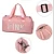 Import Custom Lightweight Waterproof Gym Large Capacity Sport Bag Outdoor Travel Pink duffle Bag With Shoe Compartment from China