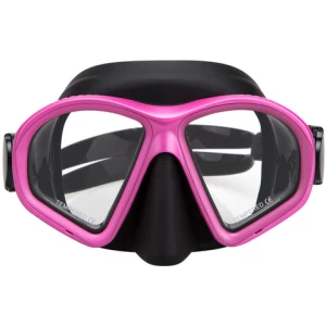 Custom logo half face diving mask swimming glass Tempered glass lens silicone diving snorkeling mask