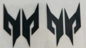 Custom logo handmade engraved  metal label brand logo plate
