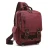 Import Custom Logo Vintage Fashion High Quality Mens Rucksack Canvas Crossbody Chest Men Women Sling Messenger Shoulder Bag from China