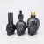 custom made 30ml 60ml 120ml black skull glass bottle for perfume essential oil e liquid