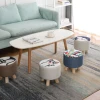 Custom Modern Sofa Stool Footstool Living Room Rest Seat Wooden Stool
