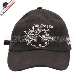 Custom new design embroidery baseball cap dad hat and cap wholesale