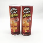 Custom Packaging Easy Peel off Food Grade Potato Chip Paper Can