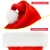 Import Custom Plush Thickened High End Christmas Hat Short Plush Christmas Hat from China