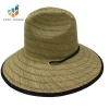 Custom promotion hot Lifeguard wide brim Straw Hat