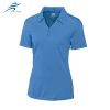 Custom Promotional woman golf polo sports short sleeves t shirt