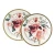 Import Customized green floral happy birthday paper plate paper dishes plates from China