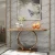 Import Customized Harmony Console Table marble and glass top use for hotel and living room from China