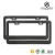 Import Customized Motorcycle Carbon Fiber Fashion Black Car License Plate Frame Cover For US Market from China