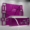 Customized newly design beauty salon reception desk and cash counter for shop
