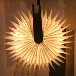 Customized Personalized Gift Table Lamp Wooden Book Lamp Home Decoration Luxury Modern Restaurant  Rechargeable Led Book Light
