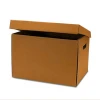 Customized size strong brown corrugated shipping boxes moving cartons