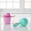 Cute Cartoon Baby Bath Toddle Shampoo Cup Children Bathing Bailer Baby Shower Spoons Child Washing Hair Cup Kids Bath Tool