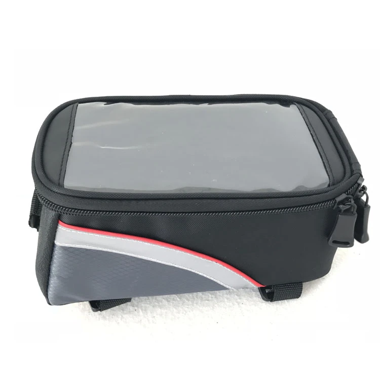 Cycling Bicycle Front Tube Bag Waterproof Bike Phone Bag for Mobilephone with Touchable Screen Bicycle Bag