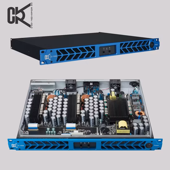 D1002 Cvr Professional Audio D Class 1000W 2 Channels Power Amplifier