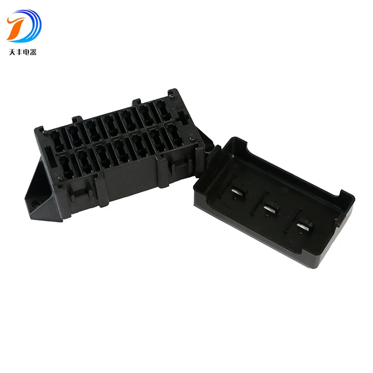 DC 12v 24v 14 way terminals circuit automotive blade car fuse box holder and relay fuse box