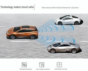 Dedicated BSD blind spot monitoring system car alarm remote