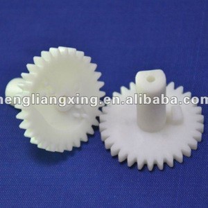 Delrin plastic gear with shaft