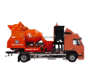 Diesel Construction Machinery Drum Jzc450 Mini Pan Truck Mounted Concrete Mixer Pump