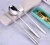 Import Dinner Set Cutlery Stainless Steel Tableware Knife Fork Spoon Dinnerware Set with Box Western Dinner Tools from China